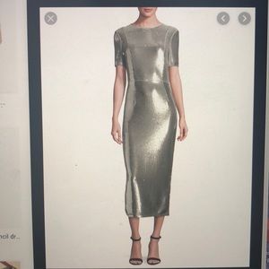 Diane von Furstenberg sequined sheath midi dress